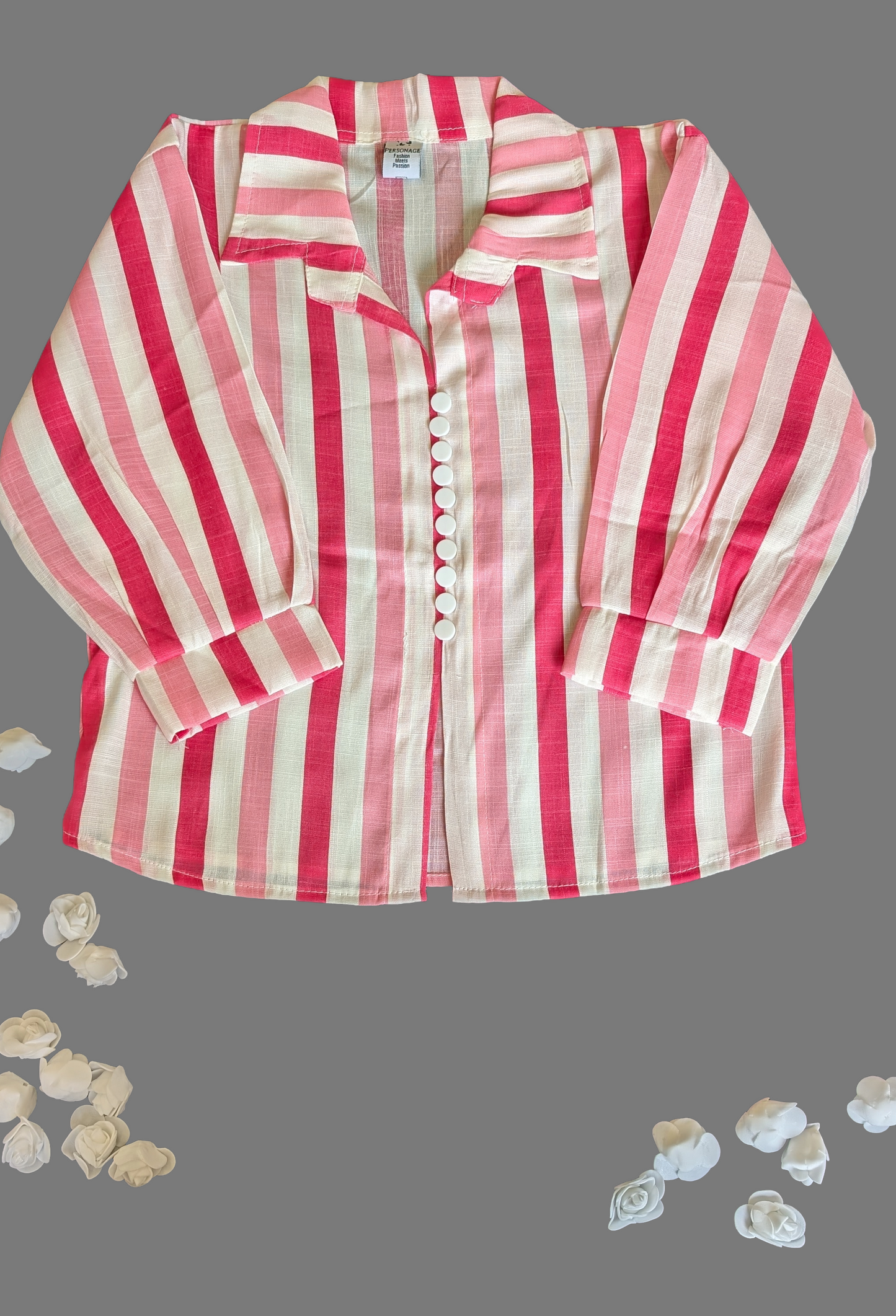 SHIRT PINK AND WHITE
