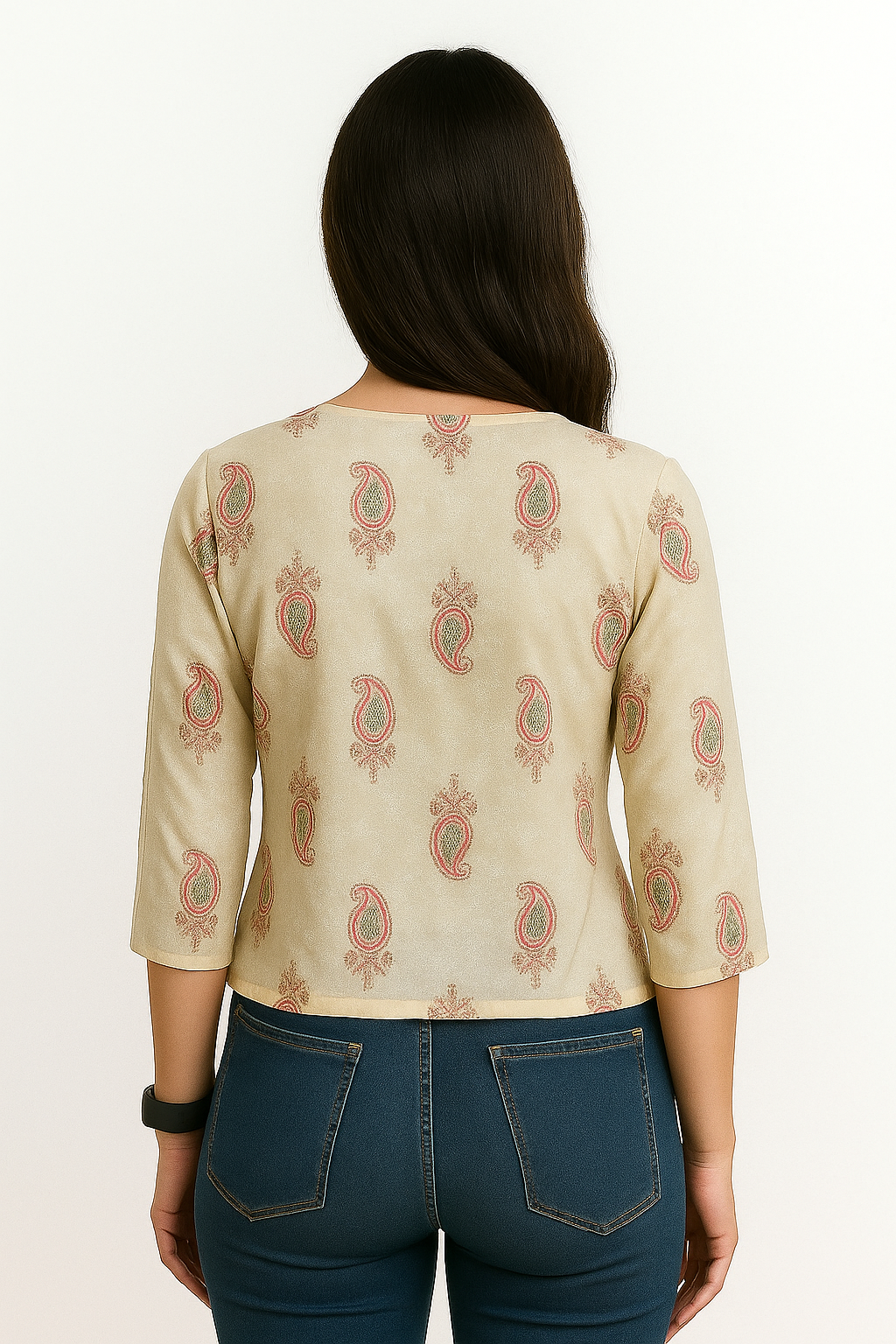 PRINTED SHORT TOP