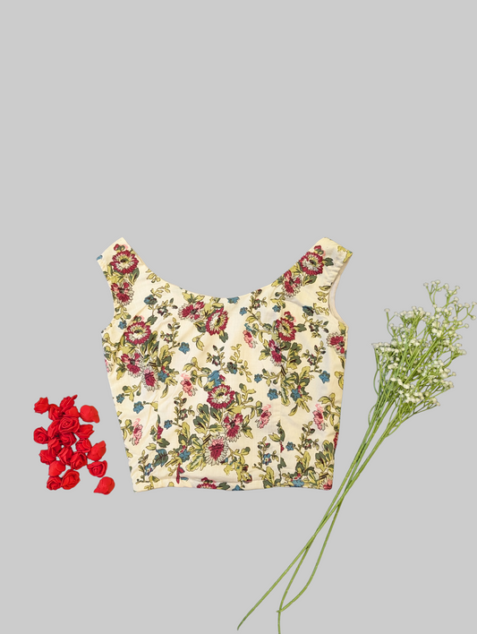 Floral Printed  Corset