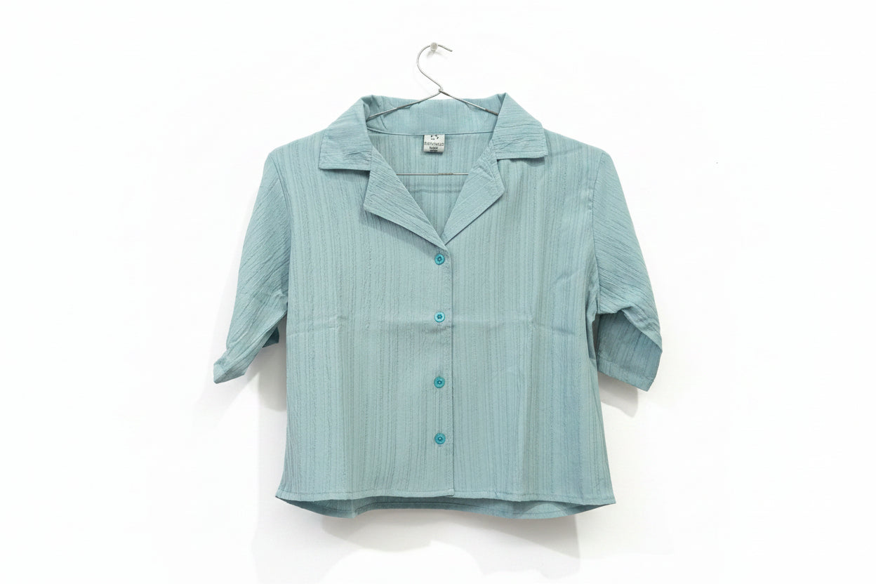 SKY BLUE SHORT SHIRT