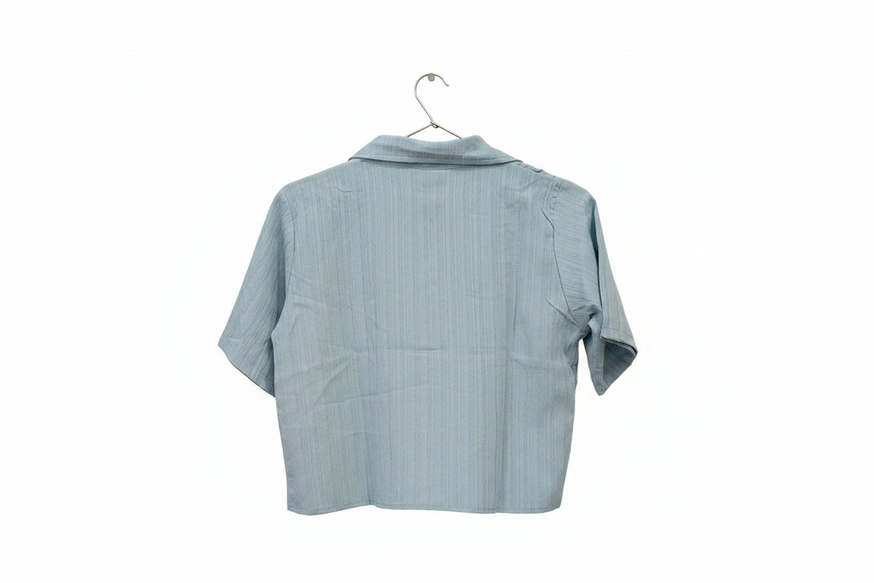 SKY BLUE SHORT SHIRT