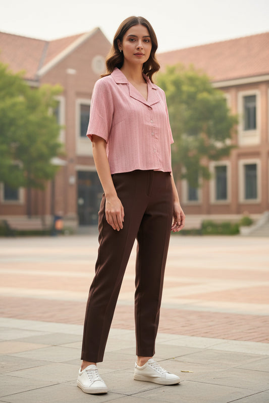 ROSE GOLD SHORT SHIRT