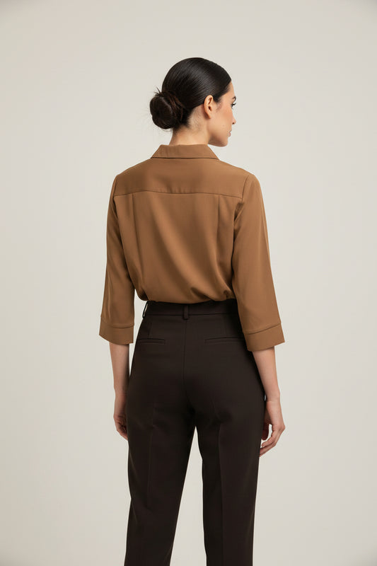 BROWN COLOR SHIRT