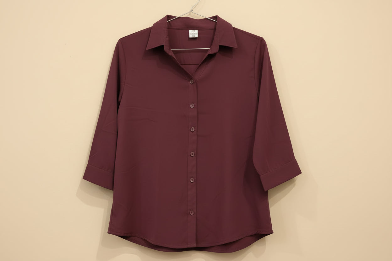 WINE COLOR SHIRT