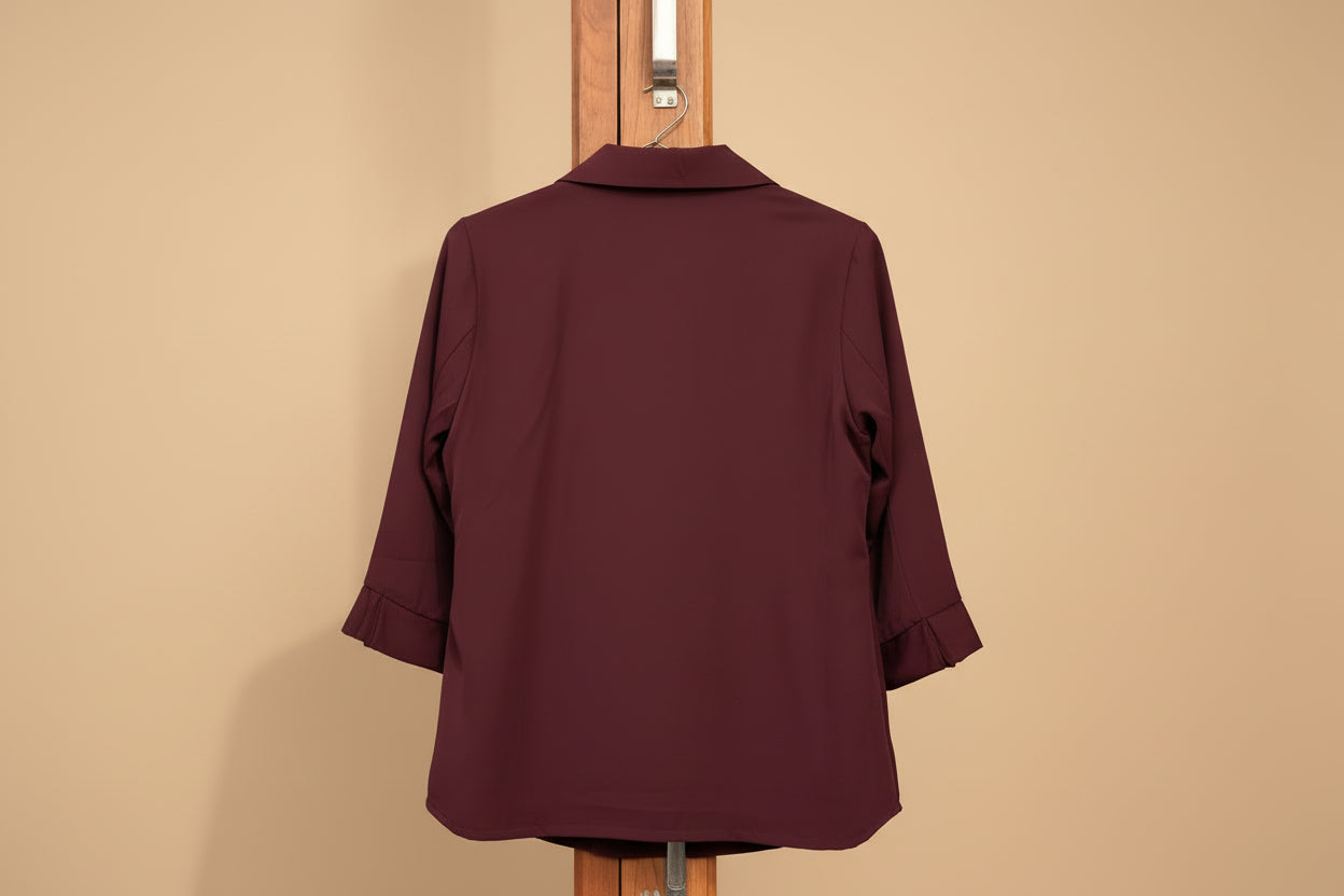 WINE COLOR SHIRT
