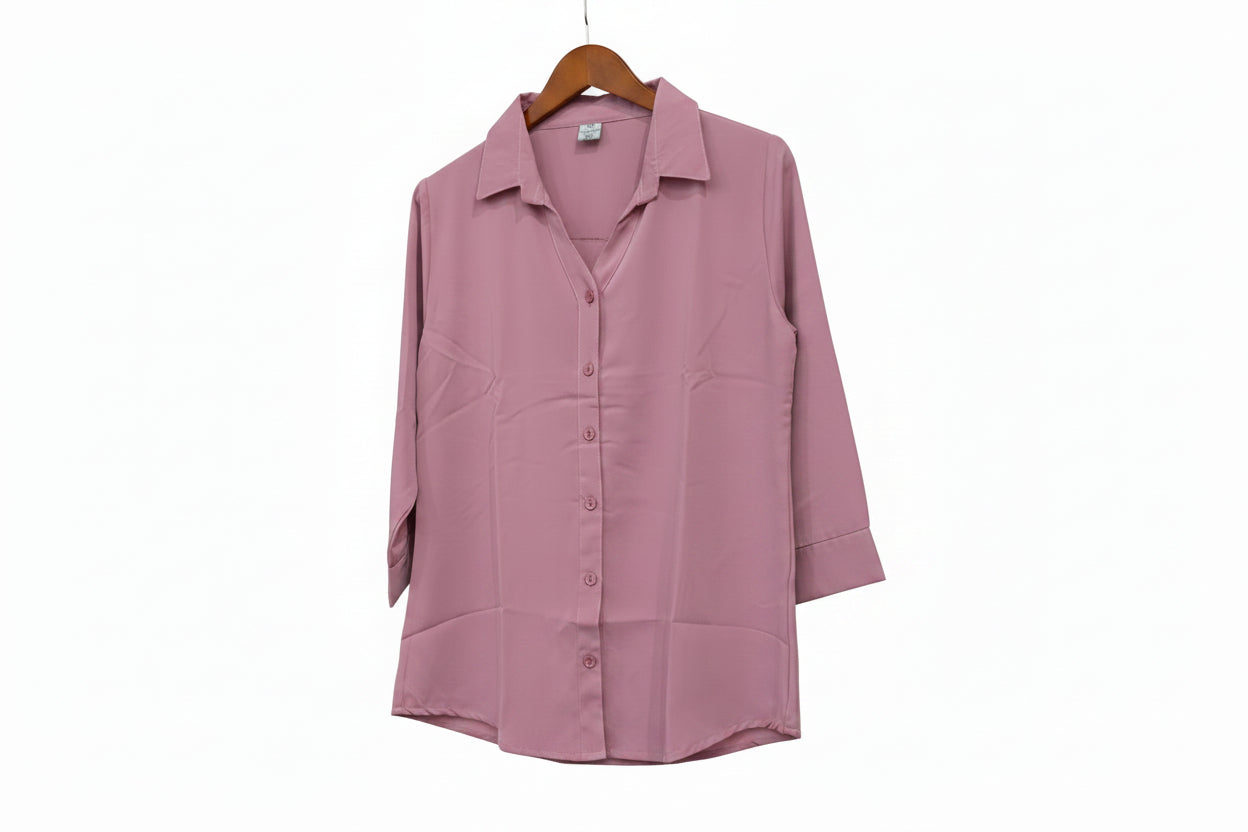 DUSTY ROSE PINK SHIRT