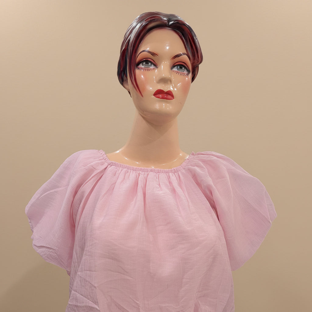 BABY PINK BALLOON TOP