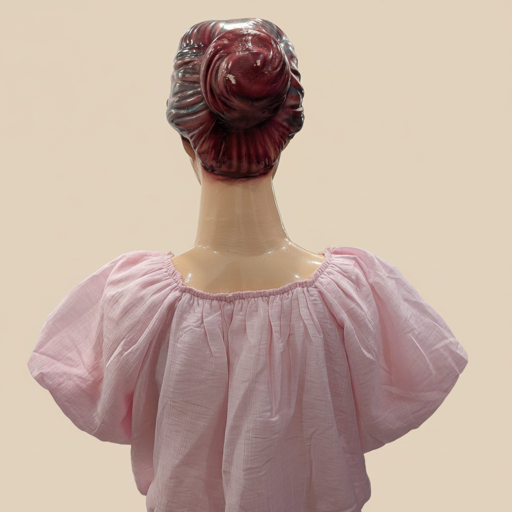 BABY PINK BALLOON TOP