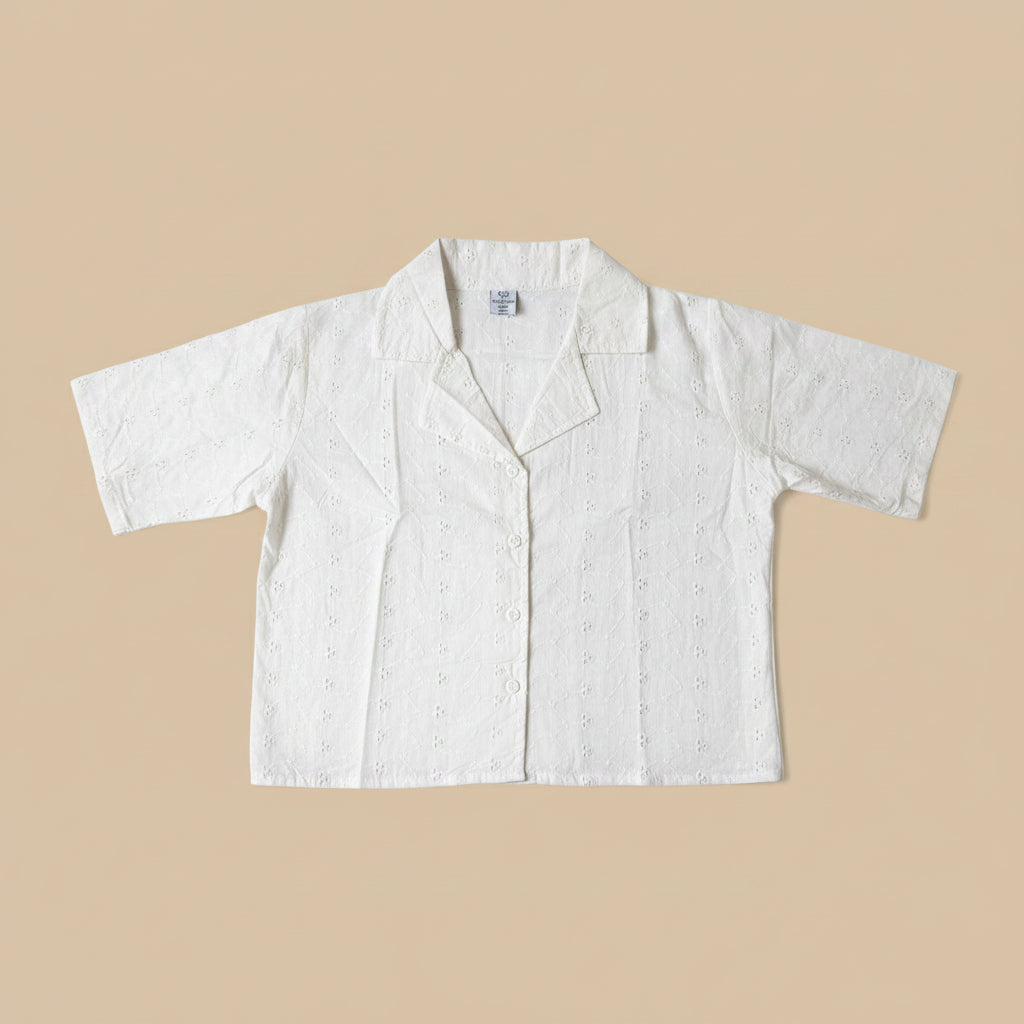SHORT WHITE SHIRT