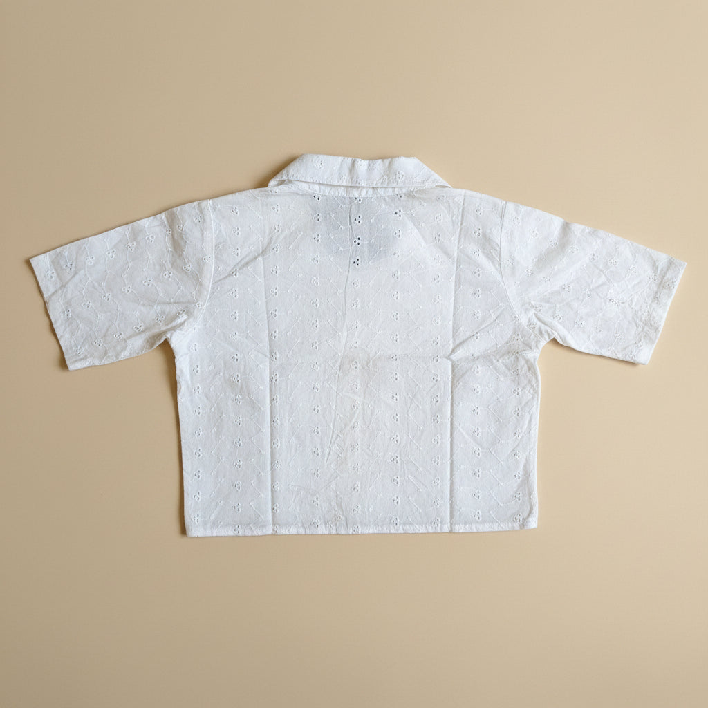 SHORT WHITE SHIRT