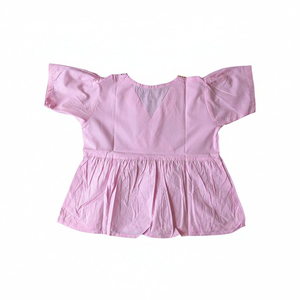 LAVENDER PEPLUM TOP