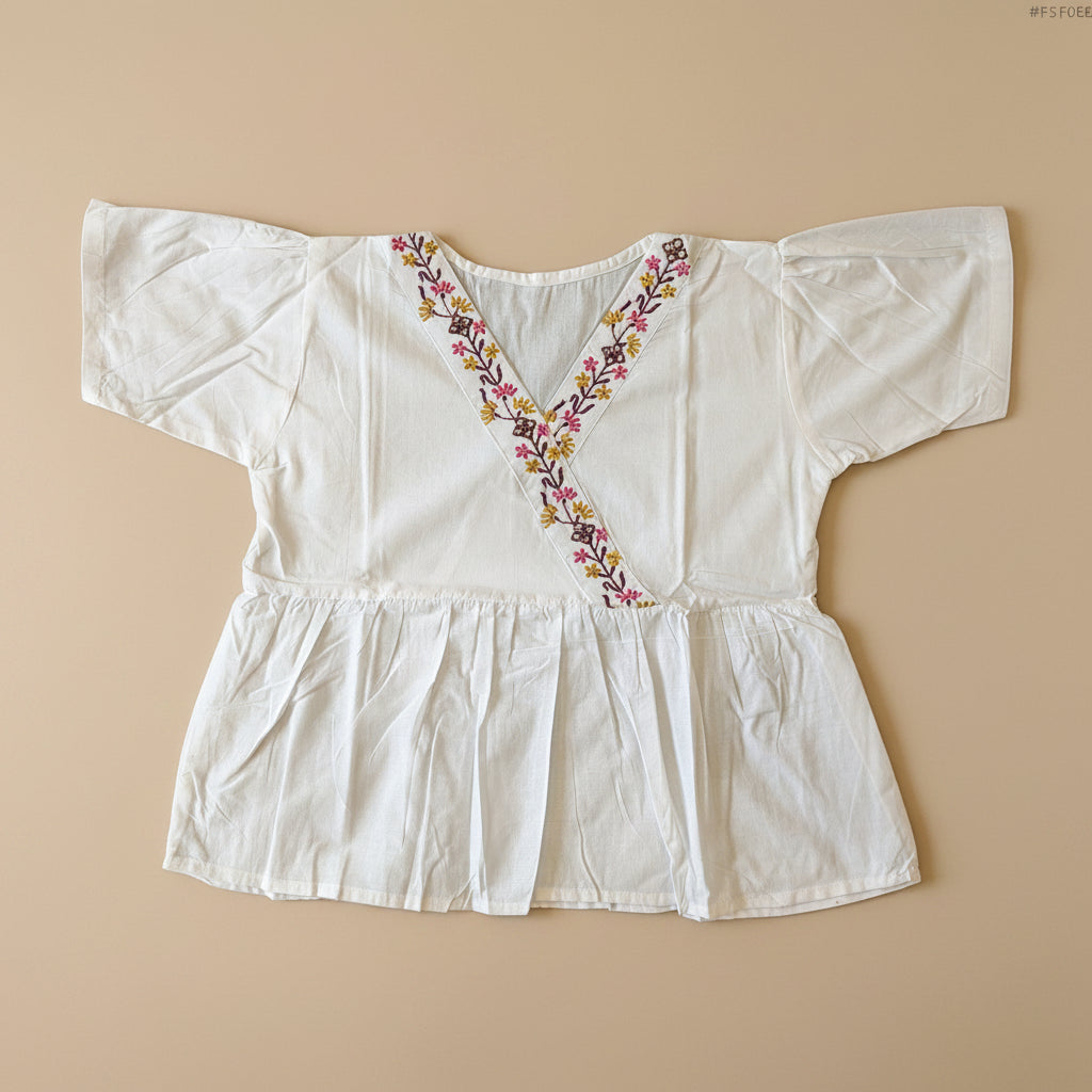 SHORT SLEEVES PEPLUM TOP