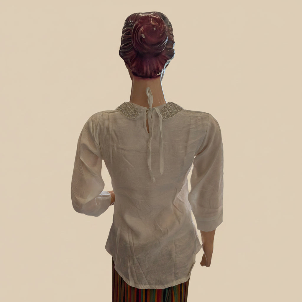 PETER PAN COLLAR TOP
