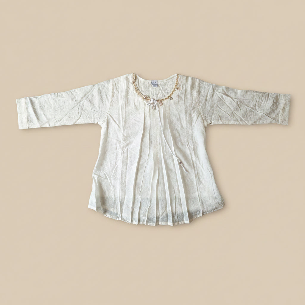 BOHO-CHICK OFF WHITE TUNIC