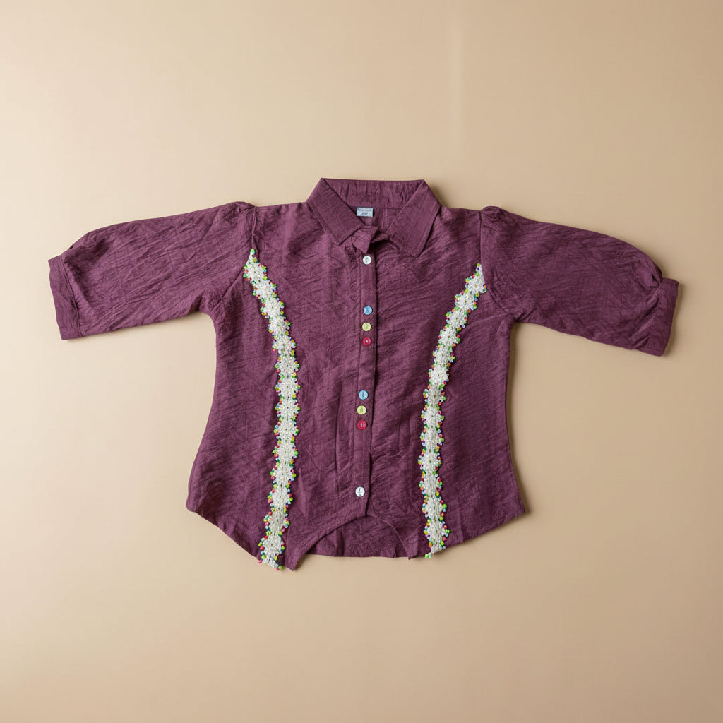 DESIGNER SHIRT STYLE TOP
