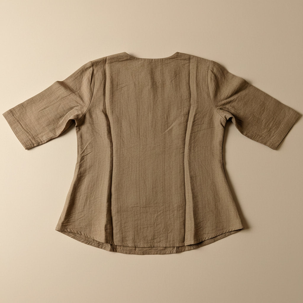 BOHO-CHICK BROWN TUNIC