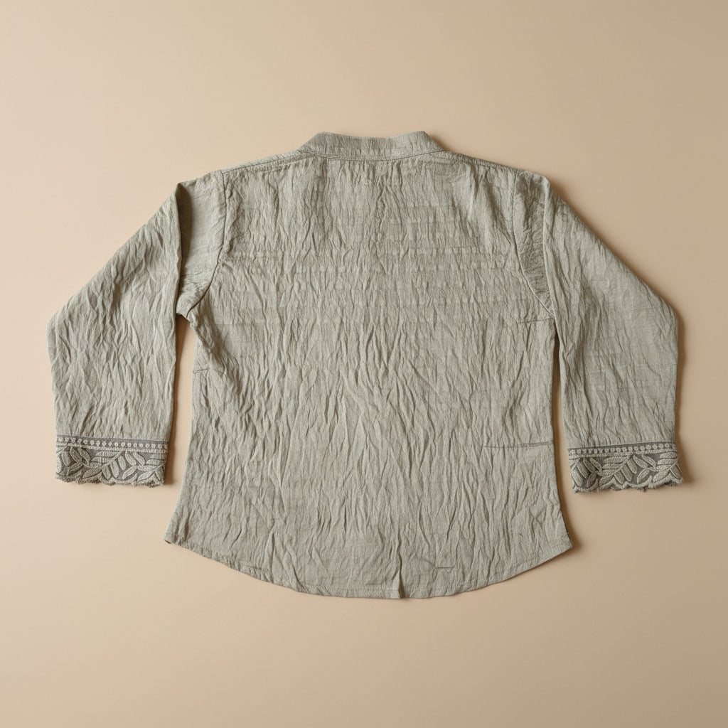 BAND COLLAR TOP