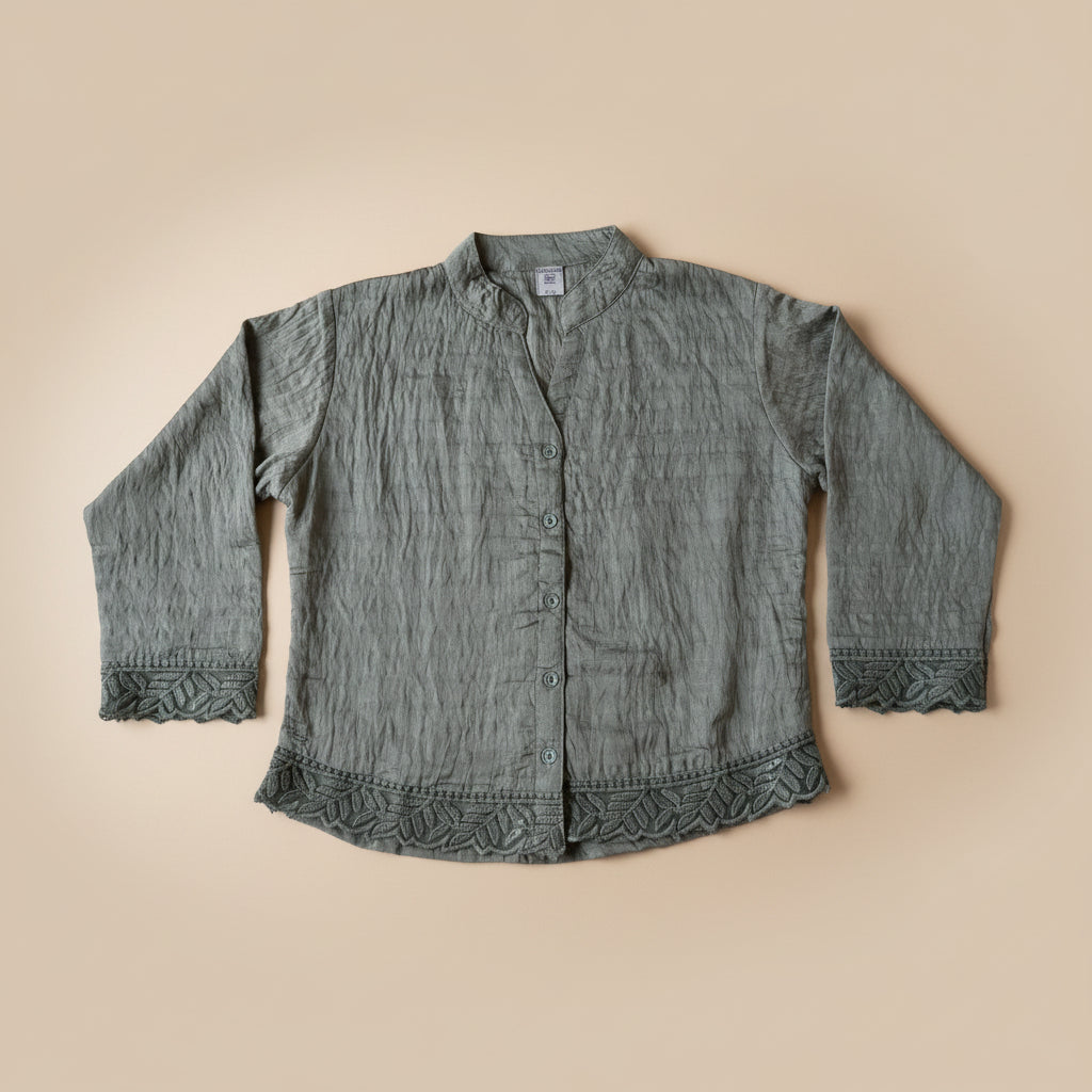 BAND COLLAR TOP