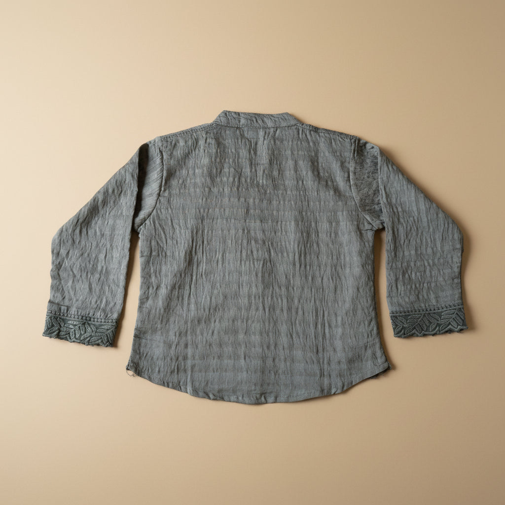 BAND COLLAR TOP