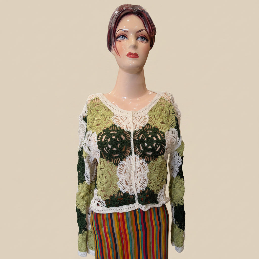 FULL SLEEVES CROTCHET TOP
