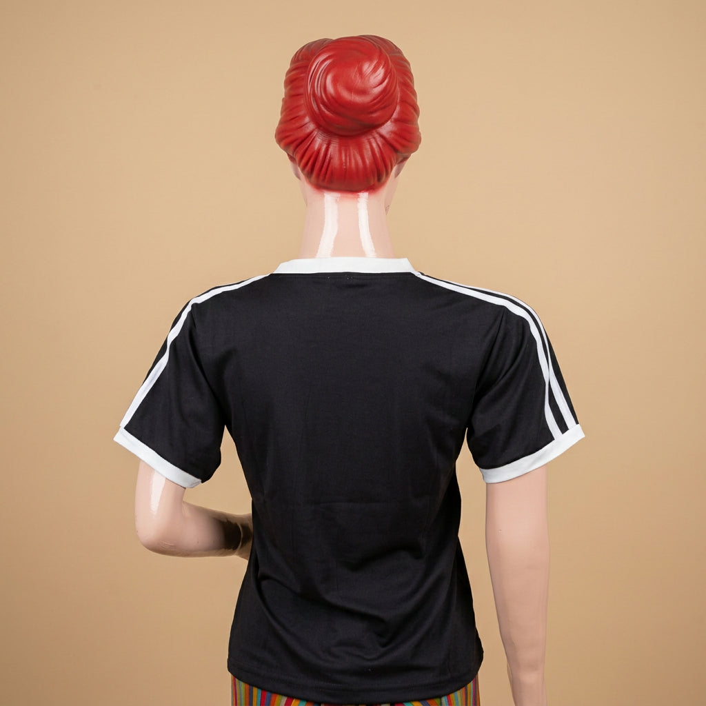 V-neck T-Shirt-Black