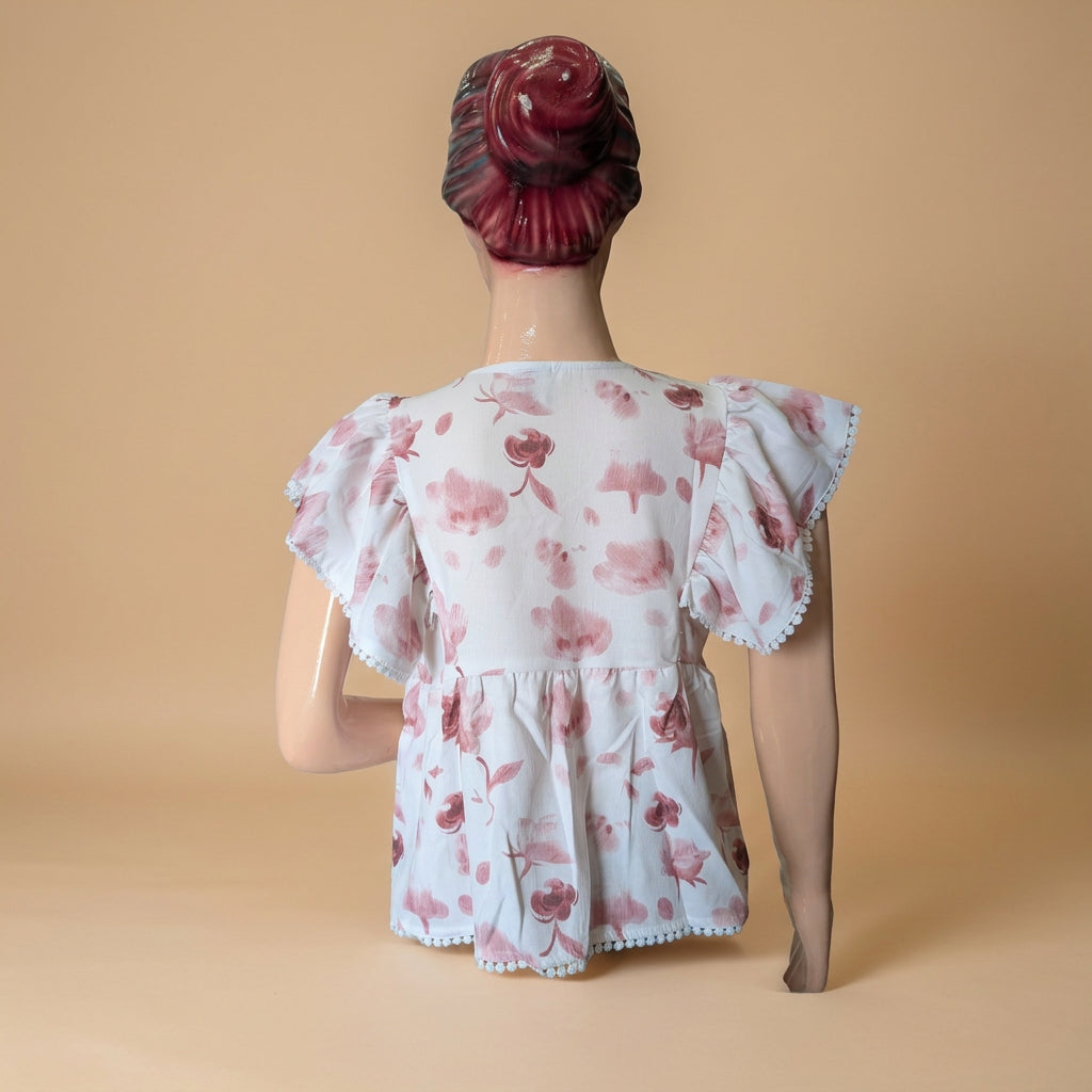Frill Sleeves Top