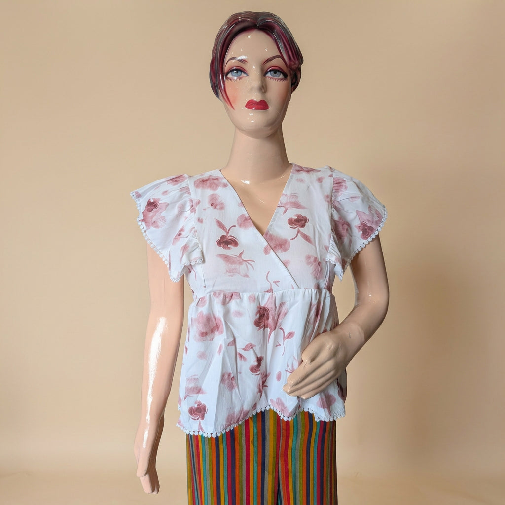 Frill Sleeves Top