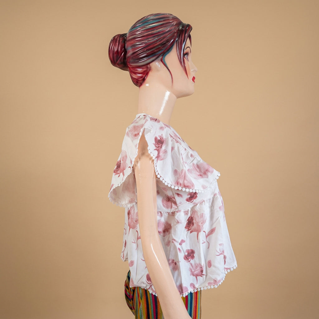 Frill Sleeves Top