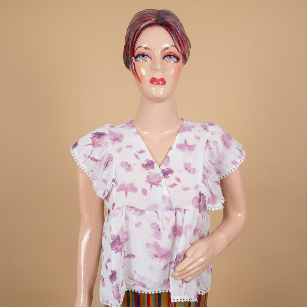 Frill Sleeves Top