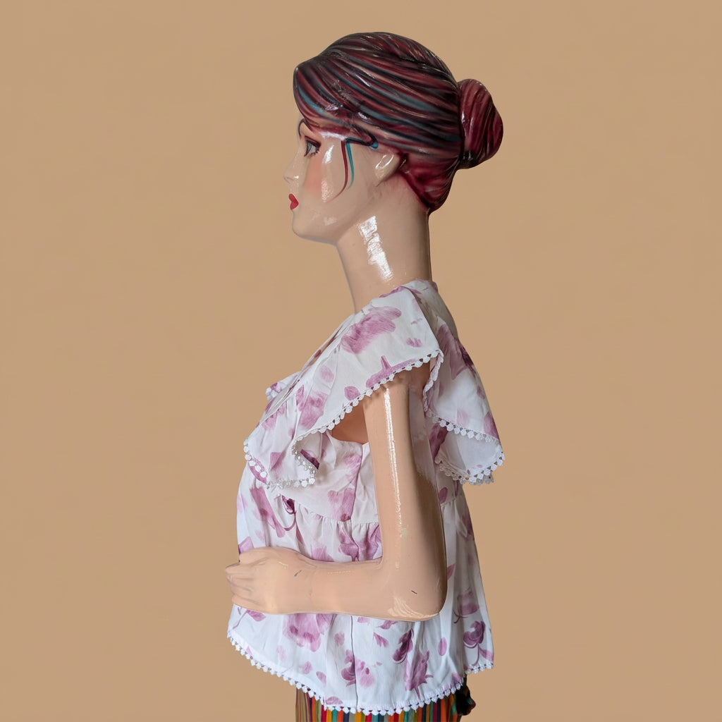 Frill Sleeves Top