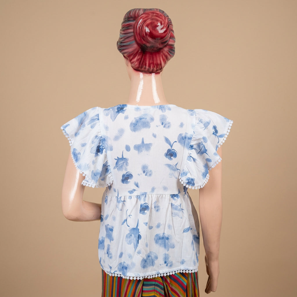 Frill Sleeves Top