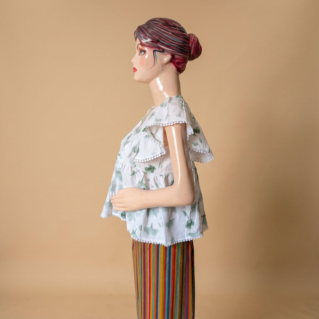 Frill Sleeves Top