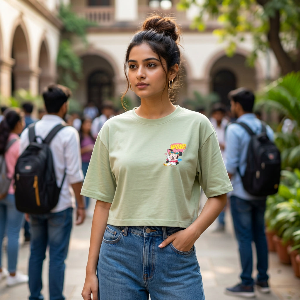 Round neck T-Shirt Mint Green