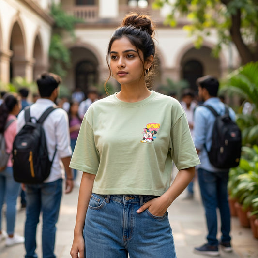 Round neck T-Shirt Mint Green