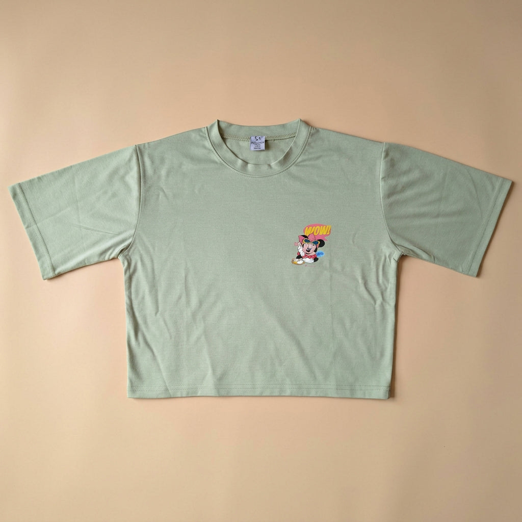 Round neck T-Shirt Mint Green