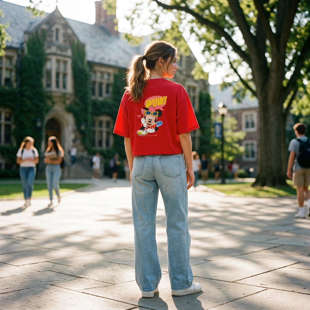 Round neck T-Shirt Red