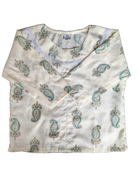 BEIGE SHORT KURTI